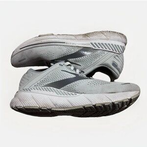 Brooks Adrenaline GTS 22 Running Sneakers Gray White 1203531B134 Women - Sz 8.5